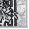 vidaXL Tapis BCF Gris 100x500 cm