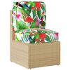vidaXL Set de coussins de palette 2 pcs Jungle tropicale Tissu Oxford