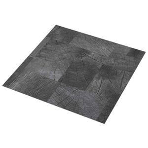 vidaXL Planches de sol 5,11 m&sup2; 55 pcs PVC Structure en bois gris