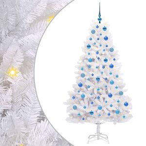 vidaXL Sapin de No&euml;l Artificiel &agrave; Branches Articul&eacute;es Blanc 180 cm