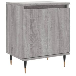 vidaXL Table de chevet sonoma gris 40x30x50 cm bois d'ing&eacute;nierie