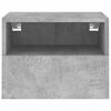 vidaXL Meubles TV muraux 2 pcs gris b&eacute;ton 40x30x30cm bois d'ing&eacute;nierie