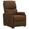 vidaXL Fauteuil Marron Tissu