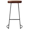 vidaXL Ensemble de bar 7 pcs bois de manguier brut massif et m&eacute;tal