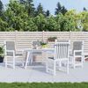 vidaXL Coussins de chaise de jardin &agrave; dossier bas lot de 4 gris