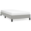 vidaXL Cadre de lit sans matelas gris clair 90x200 cm tissu