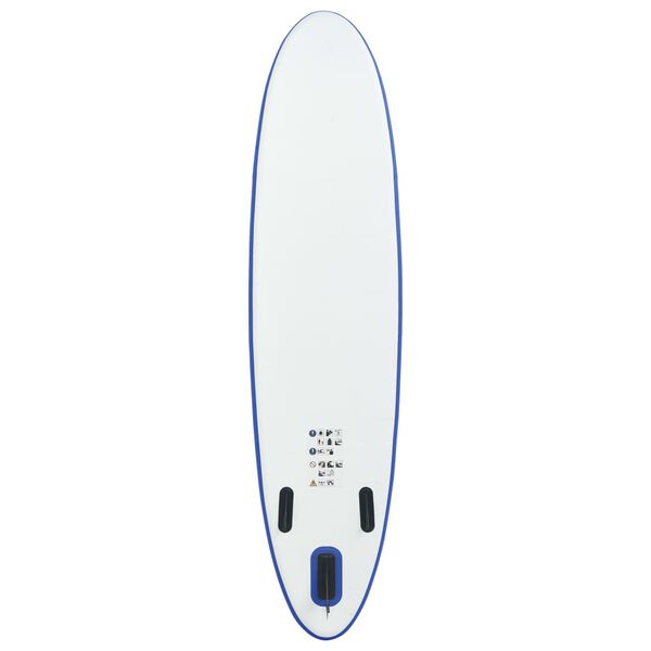 vidaXL Ensemble de planches SUP gonflables Bleu et blanc