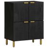 vidaXL Buffet noir 60x33x75 cm bois d'ing&eacute;nierie