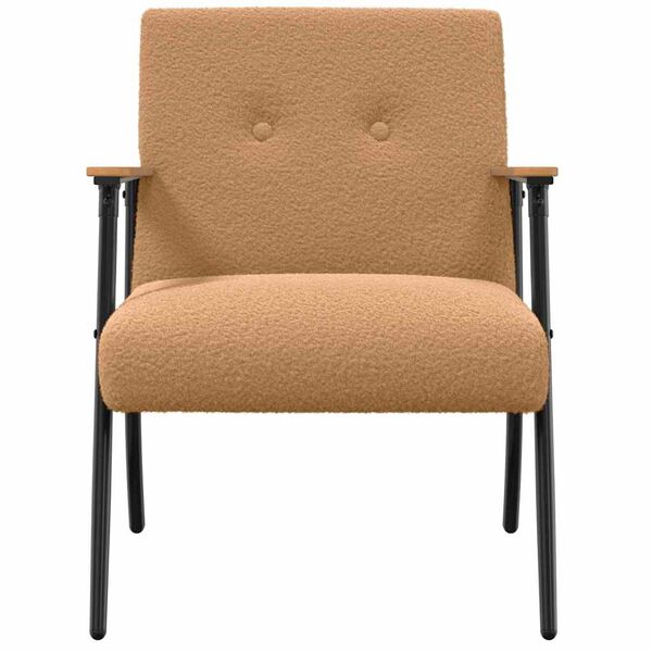 vidaXL fauteuil Beige 59 x 75 x 78 cm
