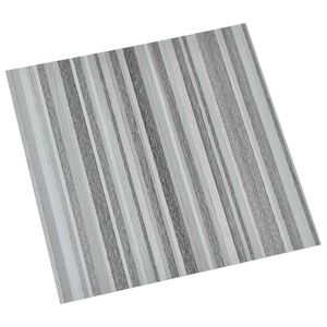 vidaXL Planches de sol 5,11 m&sup2; 55 pcs PVC Rayures