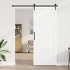 vidaXL Porte coulissante ORKDAL Blanc 93 x 232 cm Pin massif