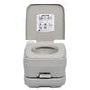 vidaXL Toilette portable de camping Gris 10+10 L