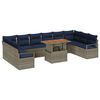 vidaXL Ensemble de canap&eacute; de jardin 11 pc 10-Nombre de places