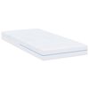 vidaXL Matelas Blanc 70 x 200 cm Tissu jacquard