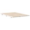 vidaXL Cadre de lit surélevé Blanc 160 x 210 cm Bois massif en pin