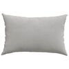 vidaXL Coussins de canapé 2 pcs Gris clair 60 x 40 cm tissu
