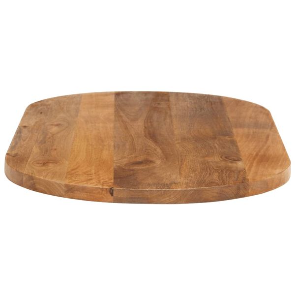 vidaXL Dessus de table 80x40x3,8 cm ovale bois massif de manguier
