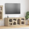 vidaXL Meuble TV Ch&ecirc;ne Sonoma 100 x 35 x 40 cm Bois d'ing&eacute;nierie