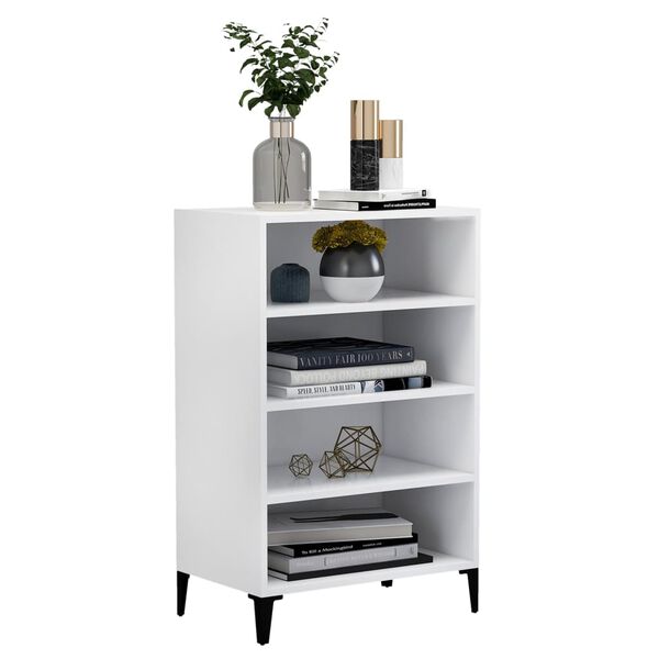 vidaXL Buffet Blanc 57x35x90 cm Agglom&eacute;r&eacute;