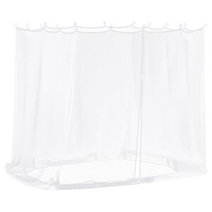 vidaXL Moustiquaire pour gazebo Maille de 220 Blanc 2 x 2 x 2 m