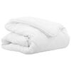 vidaXL Duvet 2-en-1 240 x 200 x 8 cm Hiver Polyester Blanc Respirant