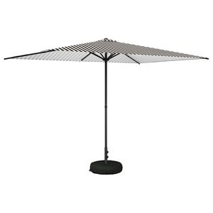 vidaXL Parasol de jardin avec base 200 x 300 cm Polyester