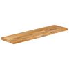 vidaXL Dessus de table &agrave; bord vivant 110x30x3,8cm bois massif manguier