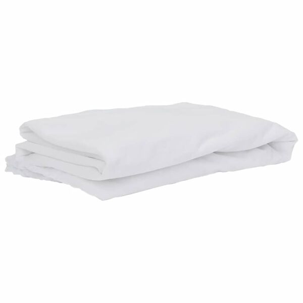 vidaXL Prot&egrave;ge-matelas blanc 200x220 cm imperm&eacute;able