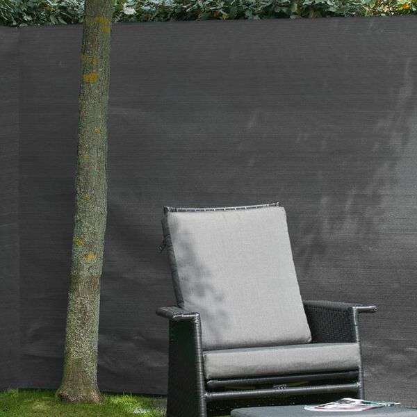 Nature Brise-vue de jardin PE 1,5 x 5 m Anthracite