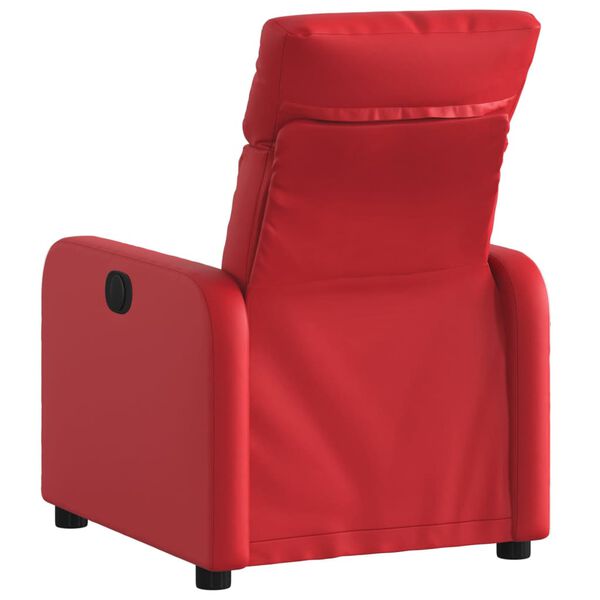 vidaXL Fauteuil inclinable Rouge Similicuir