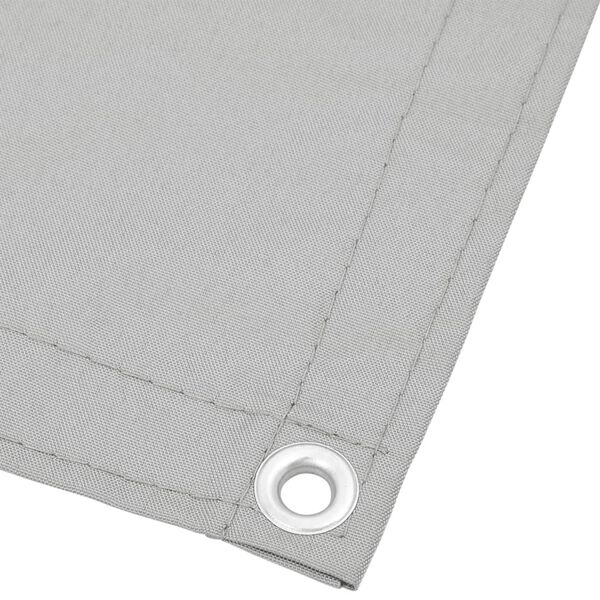 vidaXL &Eacute;cran de balcon gris clair 75x1000 cm 100% polyester oxford