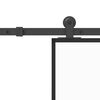vidaXL Porte coulissante avec kit de quincaillerie 90x205 cm Verre ESG