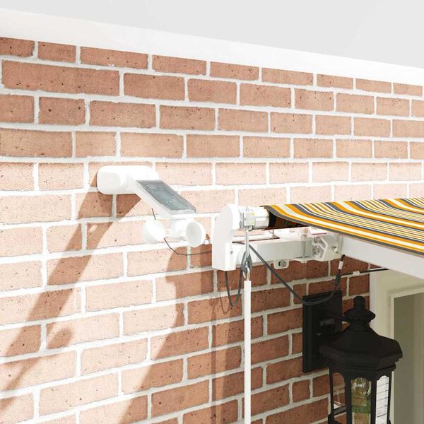 vidaXL Auvent R&eacute;tractable Multicolore 600 &times; 350 cm Polyester et m&eacute;tal