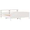 vidaXL Cadre de lit sans matelas blanc 180x200 cm bois massif de pin