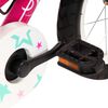 vidaXL Vélo pour enfants 14 pouces Noir et rose