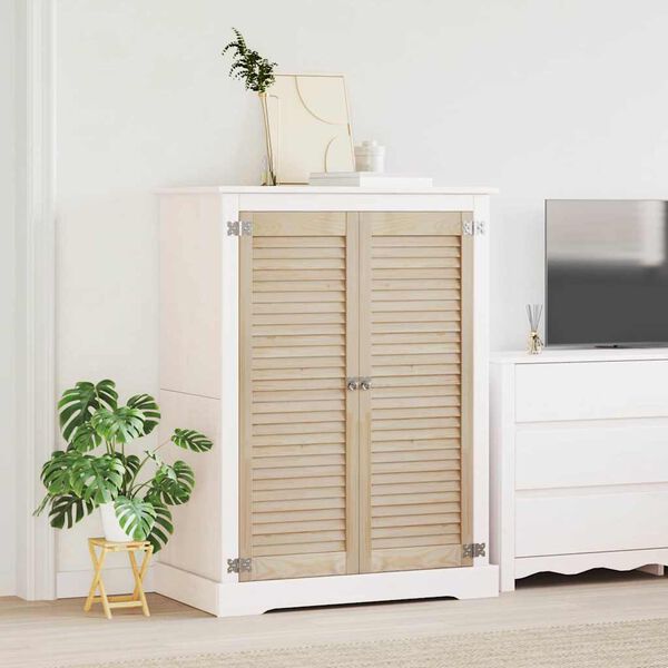 vidaXL Porte de Cabinet avec porte 2 pcs Naturel 110 x 2,1 x 39,5 cm