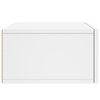 vidaXL Table de chevet murale blanc 35x35x20 cm