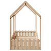 vidaXL Cadre de lit d'enfants forme de maison sans matelas pin massif
