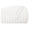 vidaXL Couvertures &agrave; jeter 6 pcs Blanc 200 x 150 cm Toison