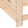 vidaXL Canap&eacute; de jardin accoudoir 69x62x70,5 cm bois massif de pin