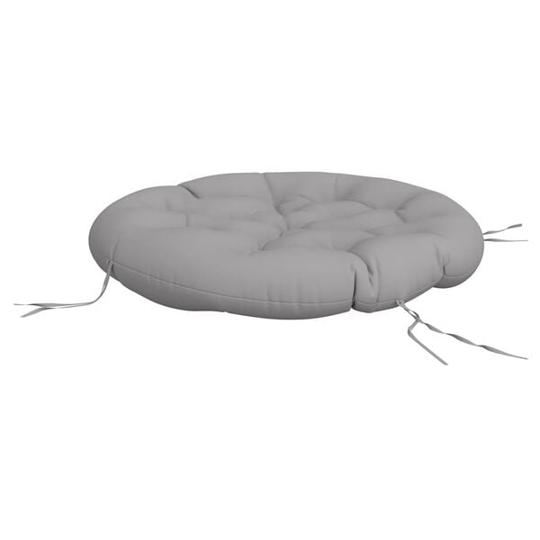 vidaXL Coussin rond gris &Oslash; 100 x11 cm tissu oxford