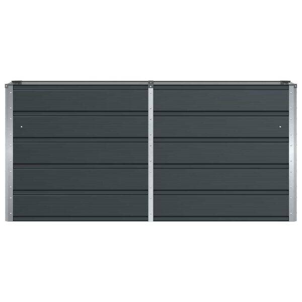vidaXL Jardini&egrave;re Anthracite 160 x 40 x 75 cm Acier