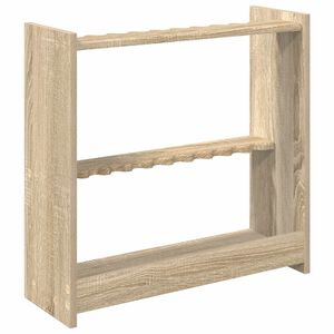 vidaXL Support de queue de billard Bois d'ing&eacute;nierie 60 x 20 x 57 cm