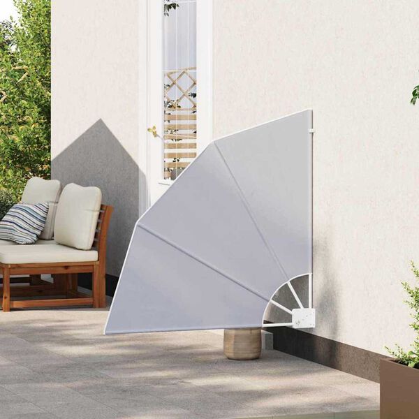vidaXL Écran de confidentialité pour balcon Gris 115 x 115 cm