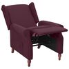 vidaXL Fauteuil inclinable Violet Tissu