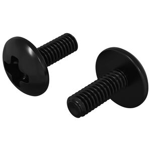 vidaXL Vis de manchon 2 pi&egrave;ces Noir M4 x 10 mm Acier