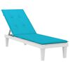 vidaXL Coussin de chaise longue turquoise tissu oxford