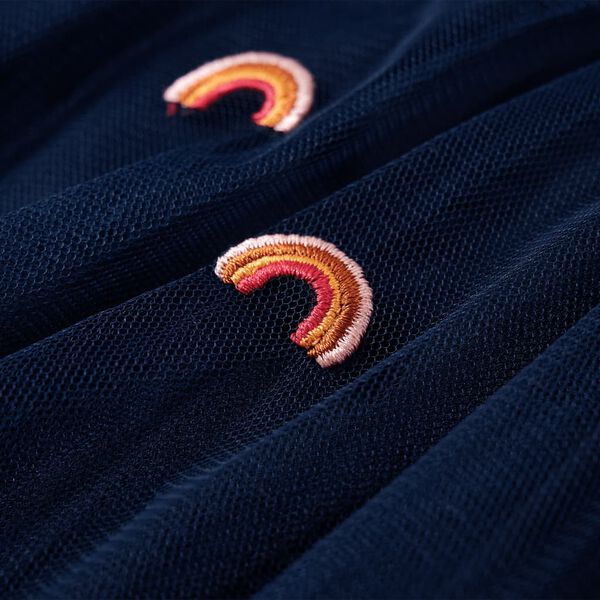 Jupe avec tulle pour enfants bleu marine 92