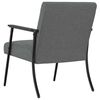 vidaXL fauteuil Gris fonc&eacute; 59 x 75 x 78 cm tissu