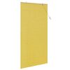vidaXL Store enrouleur avec des rideaux Jaune 110 x 220 cm Bambou